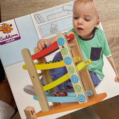 NEW Wooden toy car ramp
