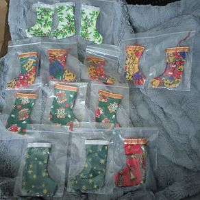 Christmas sock decoration