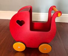 Moover wooden dolls pram