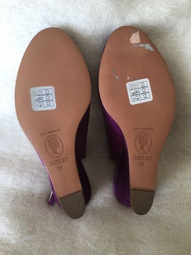 WEDGES - (NEW) Lulu Guinness Raphaella Wedge Sandals. Size 5
