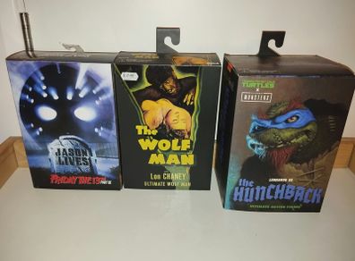 Neca Horror & TMNT Action Figures  35e Each