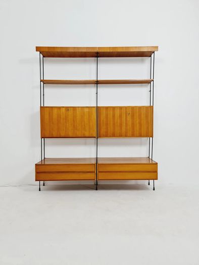 Mid-Century Shelving Unit, Teak, Lighted