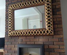 Vintage gold framed wall mirror - excellent condition