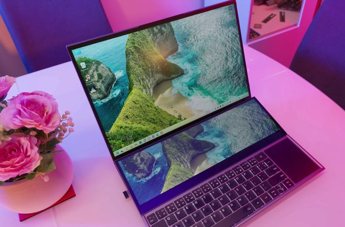 Productivity Laptop 2 Screens (16" + 14" 4K Touch) | Desktop Replacement | 10th Gen i7 | 32GB RAM | 1TB SSD