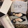 Occasion navy satin shoes - Quiz Image 7