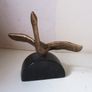 Irish School Bronze Swan On Marble Base Image 3