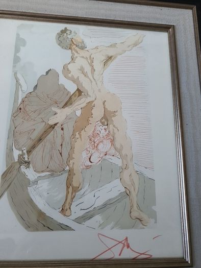 Salvidore dali signed art