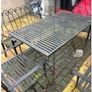 Garden Steel Table & Chairs Image 4