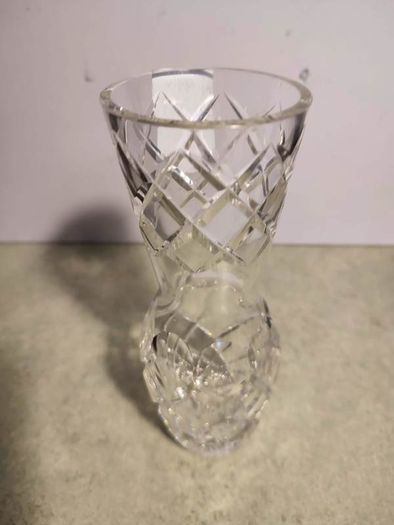 VINTAGE CAVAN Irish Crystal  Bud Vase.  Heavy and thick cut. No. 34