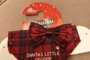 Christmas dog bowtie and bandana set