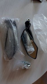 Brand new pair of Bike side mirrors (Doesn't come with clamps)