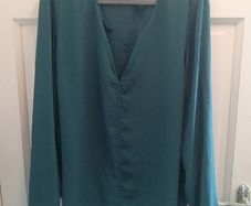 Forest green blouse size 20