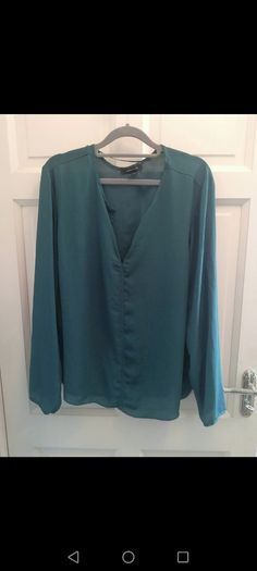 Forest green blouse size 20