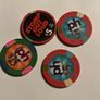 4x Authentic Las Vegas Casino Chips - Planet Hollywood - Inc Rare Stomp Out Loud 5 Image 7