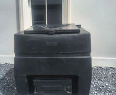 Coal timber bunker storage