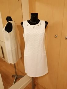 Women's Dress Wedding NWT Ivory Cream Jewelled Summer Nwt Size 12 Reduced To Sell