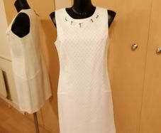 Women's Dress Wedding NWT Ivory Cream Jewelled Summer Nwt Size 12 Reduced To Sell