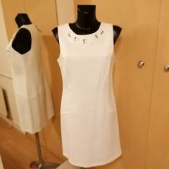Women's Dress Wedding NWT Ivory Cream Jewelled Summer Nwt Size 12 Reduced To Sell