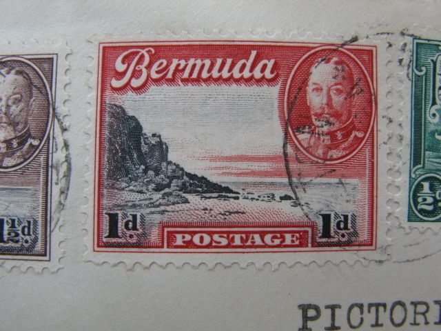 Stamps, Bermuda FDC 1936 Definitive Set