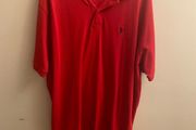 Ralph Lauren red polo shirt (XL)