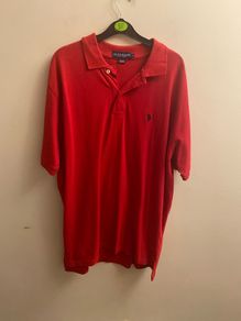 Ralph Lauren red polo shirt (XL)