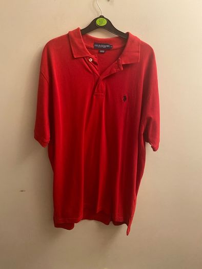 Ralph Lauren red polo shirt (XL)