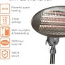 Warmlite WL42009 Quartz Portable Patio Heater Image 4