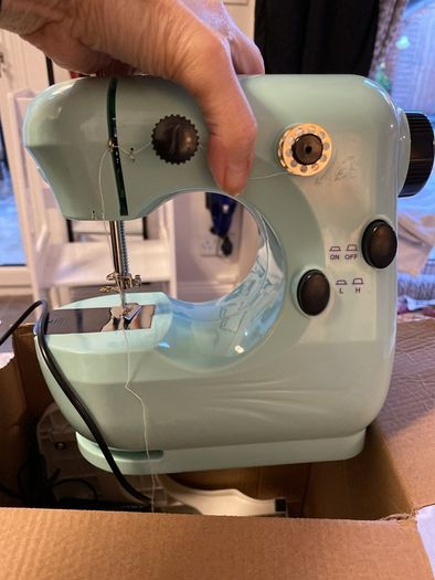The electric sewing machine