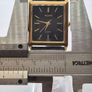 Vintage Accurist Gold-Tone Tank Watch - Retro 80s Image 8