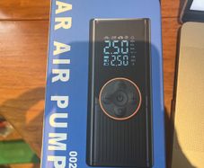 Tyre Inflator Air Compressor, Portable Cordless Tyre Pump with Digital Pressure Gauge 150PSI, Electric Car Air Pump Auto Shutoff with LED Light for Car Motorcycle Bicycle