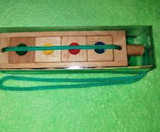 Wooden Brain Teaser Spot Colour Puzzle
