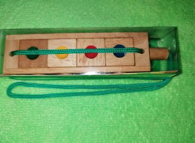 Wooden Brain Teaser Spot Colour Puzzle