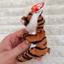 TY Beanie Babies Tiger Clawdia approx. 10 cm keychain Please see photos Image 7