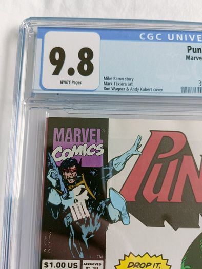The Punisher Issue 42 CBCS / CGC 9.8 Certified Graded Comic Framed  DC Marvel