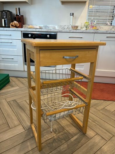 Side table with storage
