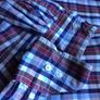 Tommy Hilfiger Mens Blue Red Check cotton shirt M including postage Image 5