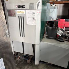 RHI Herz wood pellet boiler and accessories