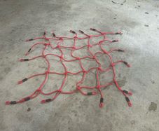 Climbing net, tyre swing rope & climbing wall foot & hand grips