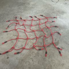 Climbing net, tyre swing rope & climbing wall foot & hand grips
