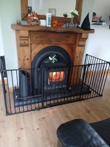 Fire guard baby gate