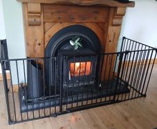 Fire guard baby gate
