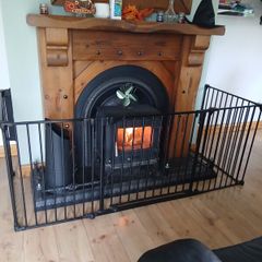 Fire guard baby gate