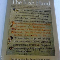 The Irish Hand Scribes and manuscripts with exemplar of scripts Ireland Dolmen