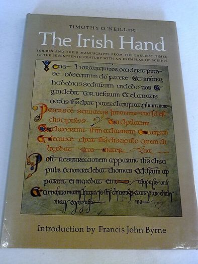 The Irish Hand Scribes and manuscripts with exemplar of scripts Ireland Dolmen
