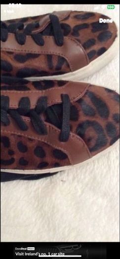 trainers Autograph size 7 animal print