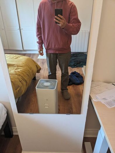 Men's Pastel Pink Pullover Hoodie