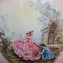 Lovely Vintage 1940's moon flask Vase Image 4