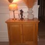 Traditional Wooden Storage Cabinet - Warm Oak Image 2