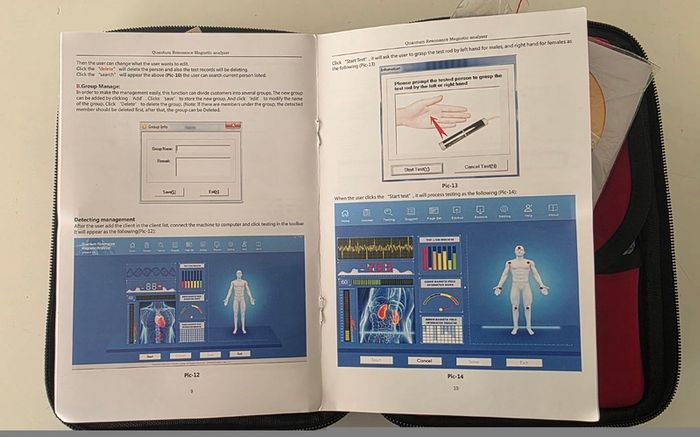 Quantum Resonance Magnetic Analyzer