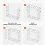 Outdoor Firewood Rack with Roof 143cm Image 5